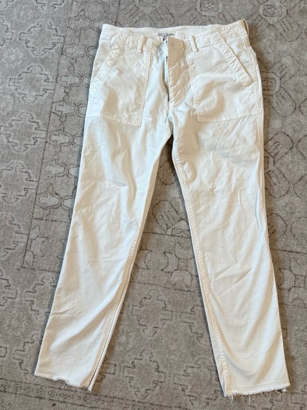 Nili Lotan Nili Lotan chino white jeans Size 6